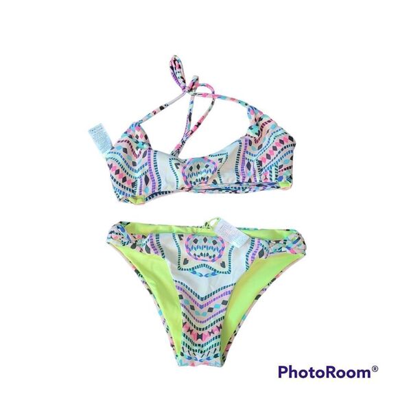 Mara Hoffman reversible bikini bottom  and top size xsmall - Picture 1 of 8
